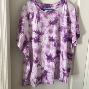 Purple tie dye Yitty shirt